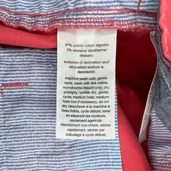 Tommy Hilfiger Womens Flat Front Chino Shorts - Picture 9 of 11